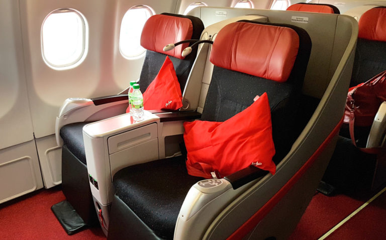 AirAsia Premium Flatbed review - Passport & Palmtree